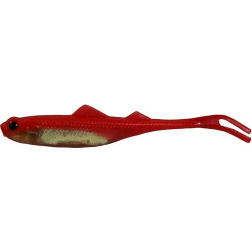 BassLegend- Fishing Soft Plastic Flash Minnow Shad Baits Bass Pike Walleye Trout Lure 105mm/5.5g 4 Pcs