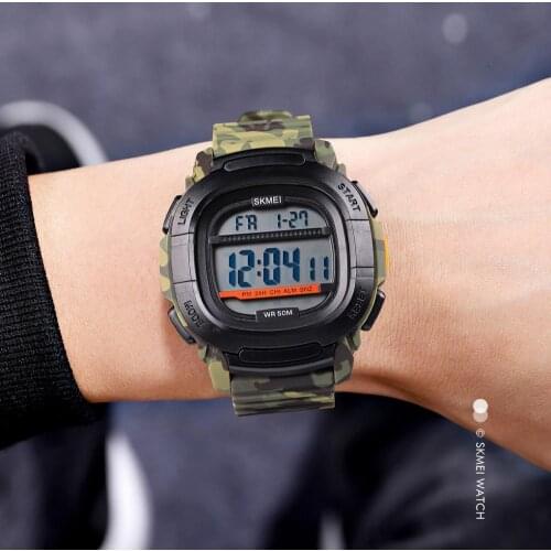 SKMAI Luxury Mens Digital LED Watch Date Sport Men Outdoor Electronic Watch Sports Watch relogio masculino часы мужские часы