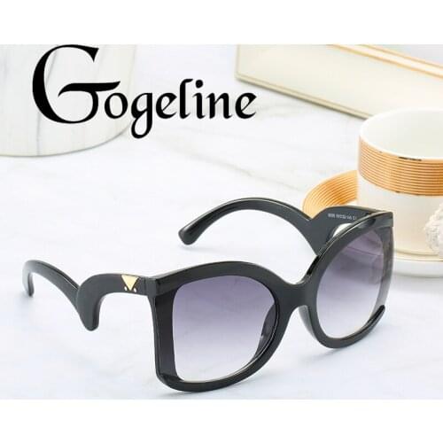 Oversized Sunglasses Women Fashion Brand UV400 Square Sun Glasses Female Gradient Shades for Men Ladies Lunette Femme Oculos