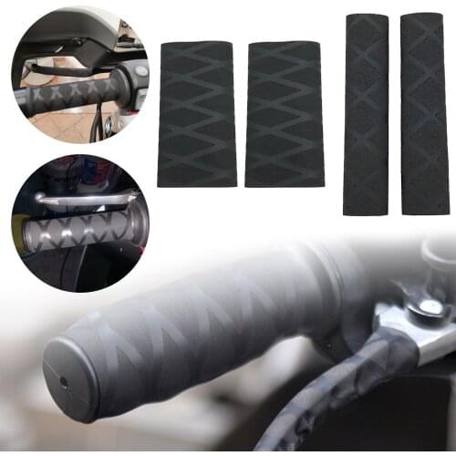 For BMW R1250GS R1200GS LC ADV F750GS F850GS F900R Motorcycle Universal Heat Shrinkable Grip Cover Non-slip Rubber Grip Glove