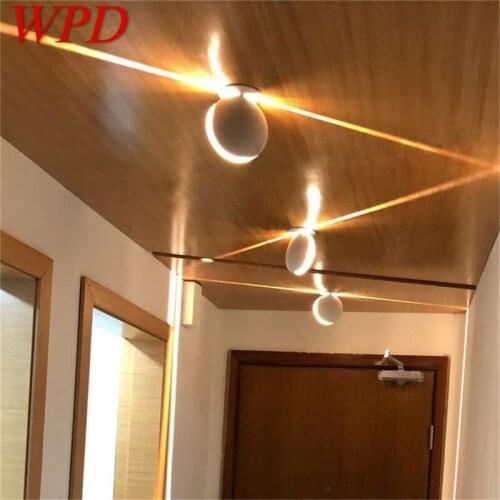WPD Modern Indoor Wall Light Sconces Aluminum LED Wall Lamp Creative Spot Light Decorative For Home Aisle Corridor