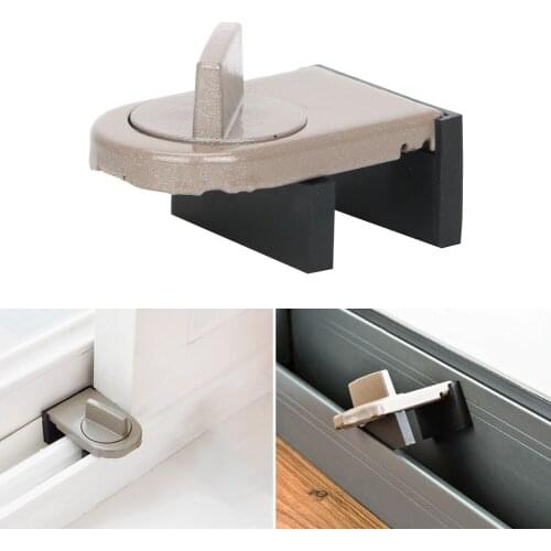 Anti-theft lock Child Safety Doors Lock Window stoppers Adjustable Sliding Doors and Windows Security Locks Furniture Hardware