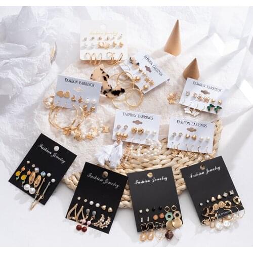 Womens New Fashion Korean Imitation Pearl Tassel Drop Earrings Statement Gold Round Dangle Earrings For Women 2021Trend Jewelry