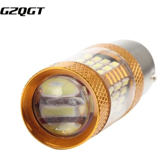10pcs 1156 1157 4014 54SMD LED Extremly Bright Bulb For Cars Auto Turn Signal Backup Tail Lights Xenon White 6000K