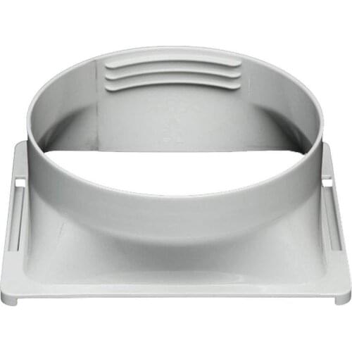 15CM Exhaust Pipe Interface For Mobile Air Conditioning Plastic Exhaust Pipe Flat Nozzle Connector Air Conditioner Accessories