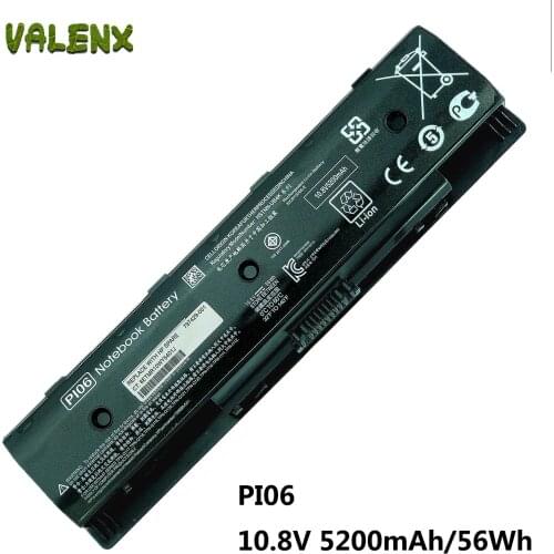 Laptop Batter For HP Enyy 14 15 15t 17 series PI06 P106 PI09 HSTNN-UB4N 710416-001 HSTNN-LB40 HSTNN-LB4N