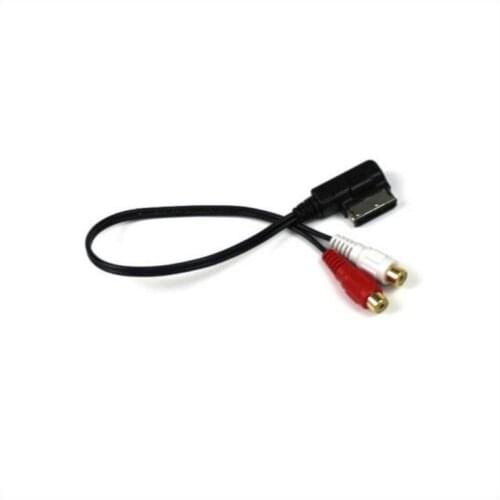 AMI Interface To RCA Connector For Audi S4 S5 S6 S8 Q3 Q5 Q7 R8 Car Audio Media Cable Data Adapter Wire