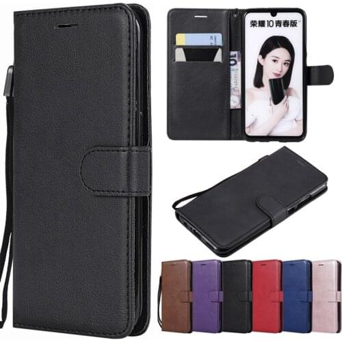 Wallet Case For Huawei Honor 10 Lite Case On Huawei P Smart 2019 Cover Leather Phone Bags Coque For Honor10 Lite Flip Book Case