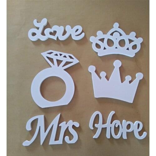 New diy wooden wall stickers 3d sticker creative decoration wedding gift love letters europe home decor Alphabet