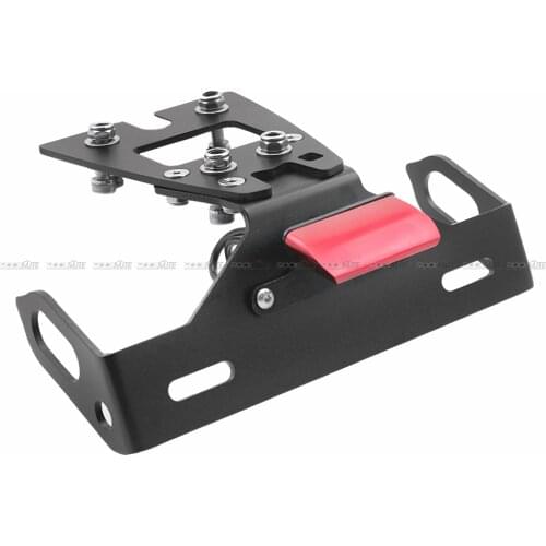 Tail Tidy License Plate Holder Mount Bracket For Honda CB1000R 2010-2016 Motorcycle Fender Eliminator Number Plate LED Light Red