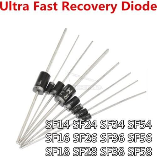 20PCS SF56 Rectifier Diode 5A 400V DO-27