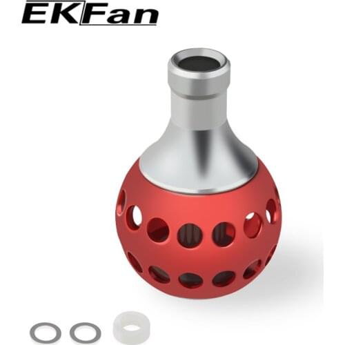 EKFan 1pc 30MM Aviation Aluminum 800-3000 Series Baitcasting Spinning Fishing Reel Handle Knob Fishing Tackle parts
