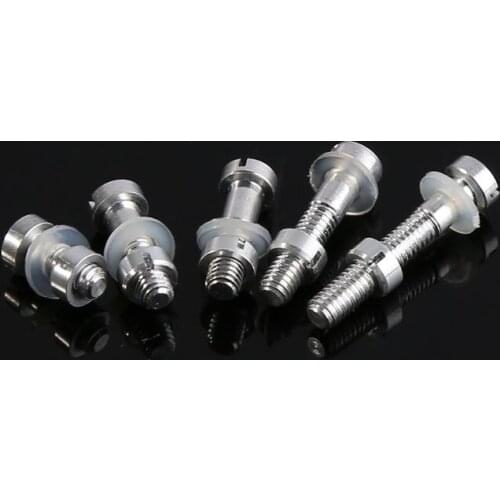 6Set/Bag Turntable Headshell Cartridge Mounting Kit Metal Screw Bolt Nut Washer Dropshipping