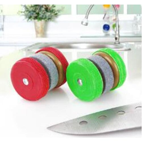 2018 New Mini Kitchen Knife Sharpener Stone Abrader Grinding Wheels Sharpening Tool Kitchen Accessories Kitchen Kit 8
