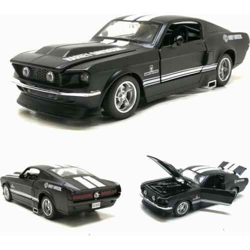 New 1:32 Scale Shelby Cobra Mustang Alloy Toy Car Models Diecast Metal Vehicle Model Cars Toys For Children