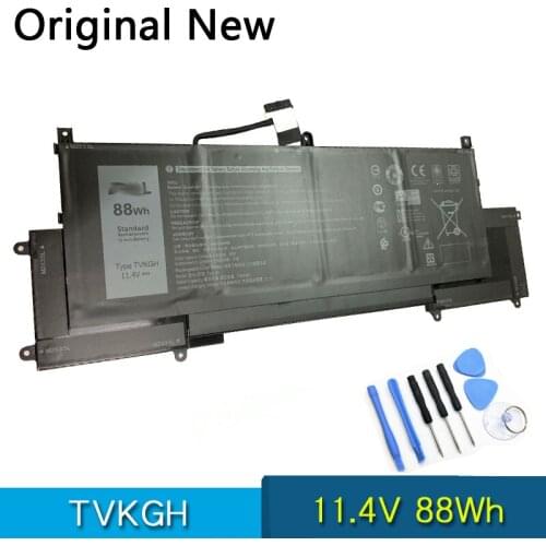 NEW Original TVKGH Laptop Battery For DELL Notebook computer 11.1V 88Wh
