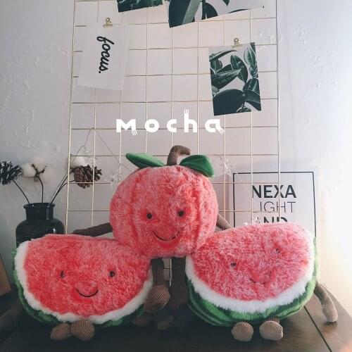 INS Watermelon Cherry Super soft pillow cushion nap stuffed toy birthday present