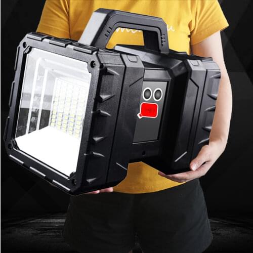 Work Light Spotlight Floodling XHP70.2 XHP100 9-Core Super Bright LED Rechargeable Double Head Searchlight Handheld Flashlight
