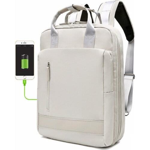 Women External USB Charge Backpack Waterproof Backpack Mochila Escolar Girls Laptop Backpack School Bags for teens travel bag