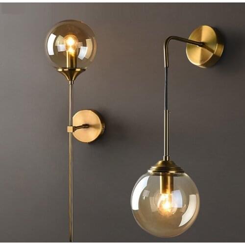 Nordic personality creative simplicity bedroom headboard bar dining mirror front corridor TV background wall glass wall lamp