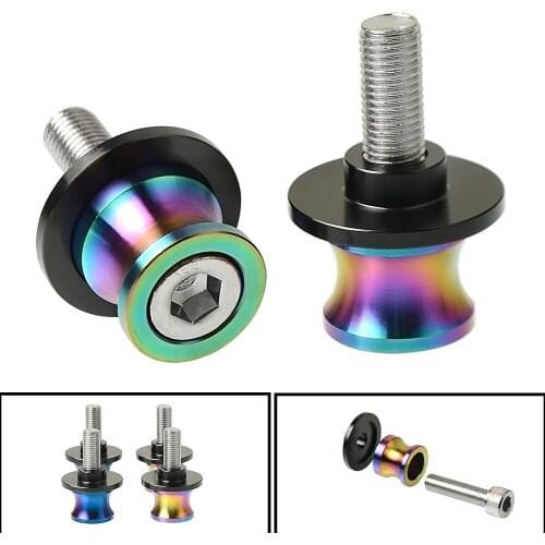 M8 M10 Motorcycle accessories Motorcycle CNC Swingarm Sliders Spools For yamaha r1 r6 mt 07 09 kawasaki z750 Z800 Z900 er6n