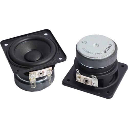 SOTAMIA 2Pcs 2 Inch Hifi Full Range Mini Speaker Driver 4 Ohm 10W DIY Music Sound Amplifier Speaker Home Theater Loudspeaker
