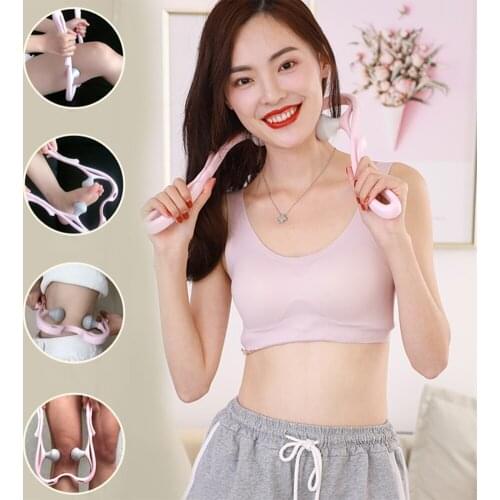 Pressure Point Therapy Neck Massage Therapy Massage Multifunction U-shaped Neck Shoulder Massager Manual Relieve Self Massager