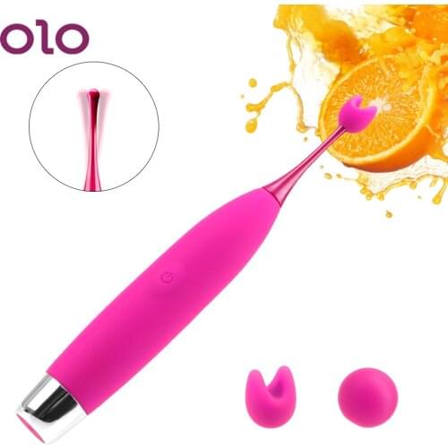 OLO Orgasm Vibrator Nipple Massager Strong Frequency AV Vibrating Sticks Sex Toys for Women G Spot Clit Stimulator Waterproof