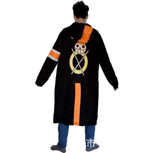 Japanese Anime Cosplay Trafalgar Law Costume Jacket Cloak For Men Halloween Costumes For Women One Piece For Spring Role Play