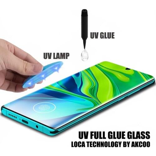 100D UV Full Glue Tempered Glass For Xiaomi mi CC9 Pro note 10 pro Screen Protector For redmi note 8 7 6 5 Pro mi 8 9 SE Lite