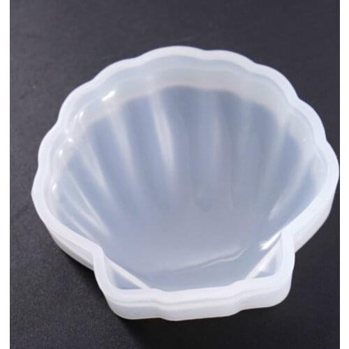 Mirror Large Seashell Silicone Mold Big Scallop Shell Mold Marine Life Embellishment Making Resin DIY Jewelry Making Supplies