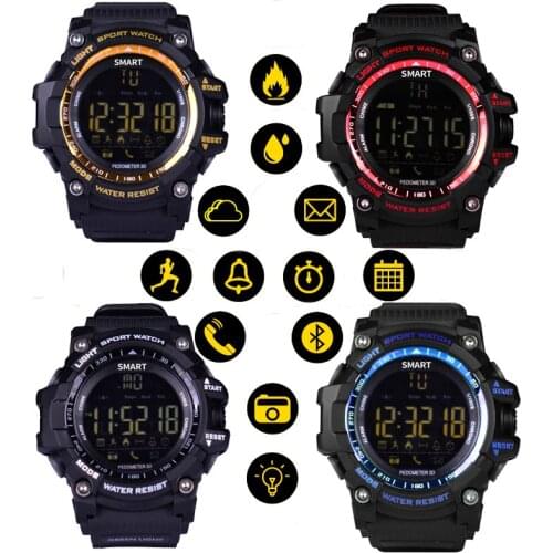 1.12inch Round Smart Wristband Men Sport Style Watch Calories Distance Tracker Pedometer Chronograph SMS Call Reminder BT Camera