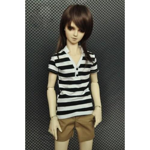 1/4 1/3 BJD clothes Short sleeve striped T-shirt for BJD/SD MSD SD13 SD17 Uncle doll accessories C0093