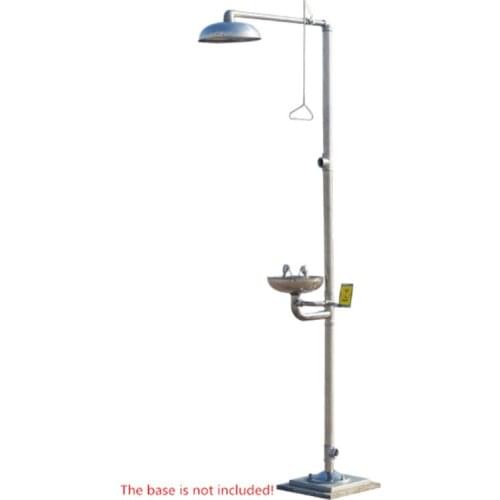 304 Stainless Steel Compound Eye Washer Emergency Spray Vertical Shower Eyewash Eye washing machine