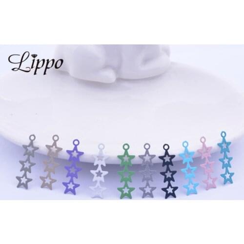 50pcs AC11185 19*30mm Leaf Charms Earring Pendant Leaves Findings For Woman Bijoux