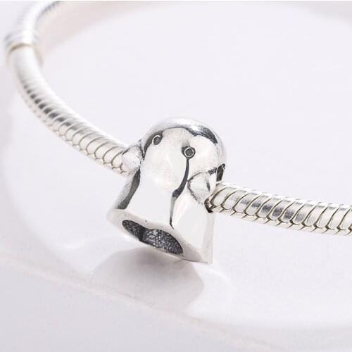 925 Sterling Silver Halloween Gift Ghost Pendant Charm Bracelet Fashion Jewelry DIY Making For Original Pandora