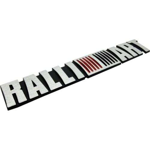 Car Stickers Aluminum Alloy Badge Ralliart for Mitsubishi Outlander Lancer 10 9 Pajero Asx Carisma L200 Sport