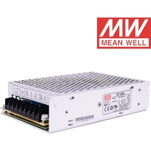 Mean Well RT-85A 5V/12V/-5V AC/DC 84.5W Triple Output Switching Power Supply meanwell online store