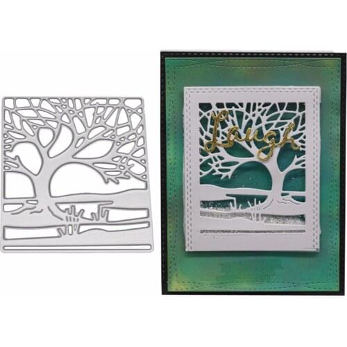 Trees Metal Cutting Dies Stencil DIY Scrapbooking Album Stamp Paper Card Embossing Craft Decor