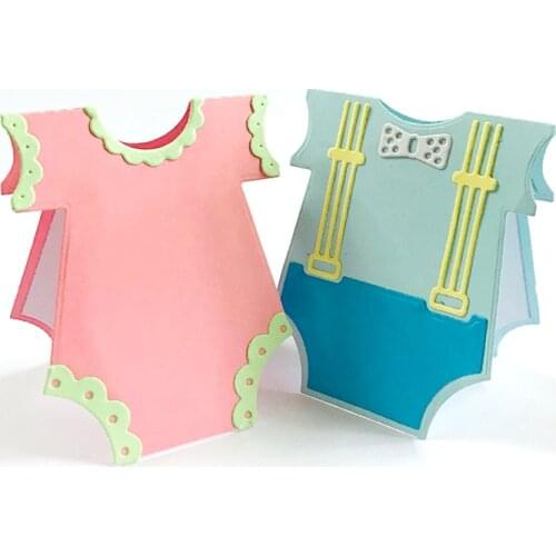 Baby Clothes Metal Cutting Dies Scrapbooking Dies for Card Making DIY Embossing Cuts Stencil Craft New Dies