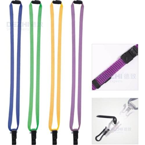 DEZHI-10mm ID Badge Holder Neck Strap Safety Breakaway Lanyard for Children Students,ID IC Badges Holder Cards&Accessories
