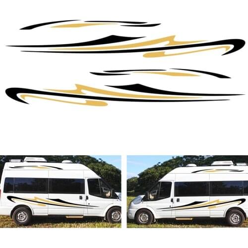 For Mercedes Sprinter Car Long Side Stripes Stickers Auto DIY Sports Styling Decoration Decal Automobiles Car Stickers and Decal