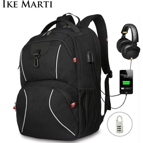 IKE MARTI Men's Black Bags