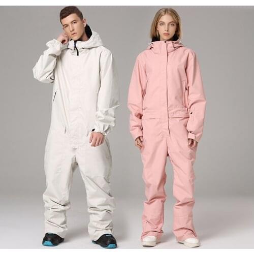 Ski Suit Jumpsuit Snowboard Jacket Men Outdoor Hiking Skiing Set Winter Women Clothing Lining of clothes Overalls Waterproof