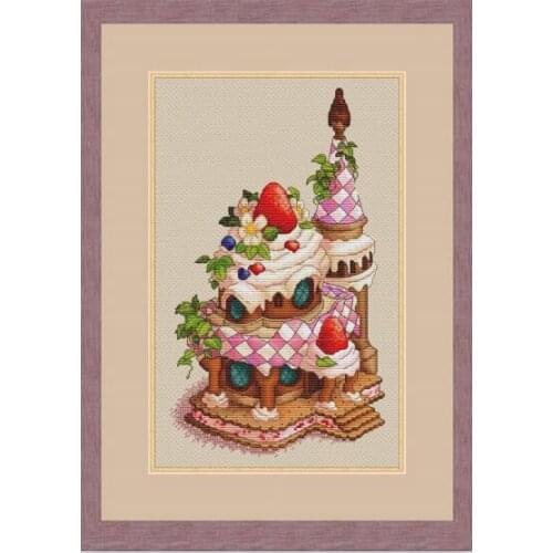 Candy cake Cross Stitch Kit Packages Counted Cross-Stitching Kits New Pattern NOT PRINTED Cross stich Painting Set