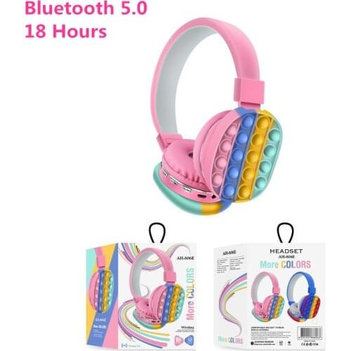 Original Gorgeous Bluetooth 5.0 Headphone Wireless Headset HIFI 18 Hours Stereo Sound Earphone Lovers Christmas Birthday Gift
