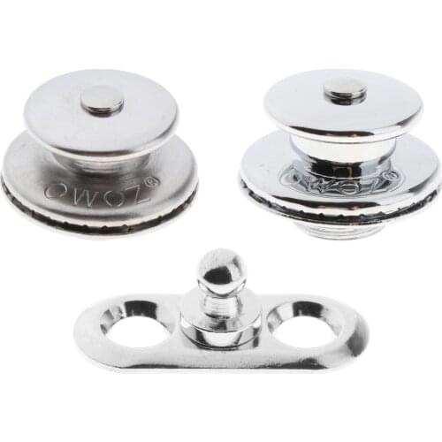 Stainless Steel Boat Yacht Screw Base Snaps Boat Accessory Durable