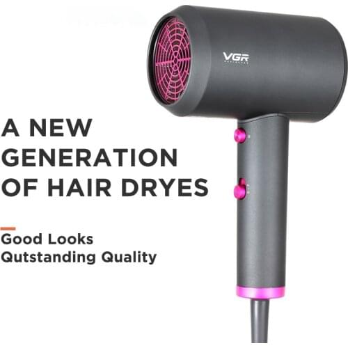 Professional Hair Dryer Strong Wind Salon Dryer Hot Air Brush&Cold Air Wind Negative Ionic Hammer Blower Dry Electric Hair dryer