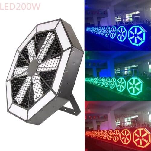 Stage lighting led big windmill background light beam light performance wedding bar rotating light pixel light with par light