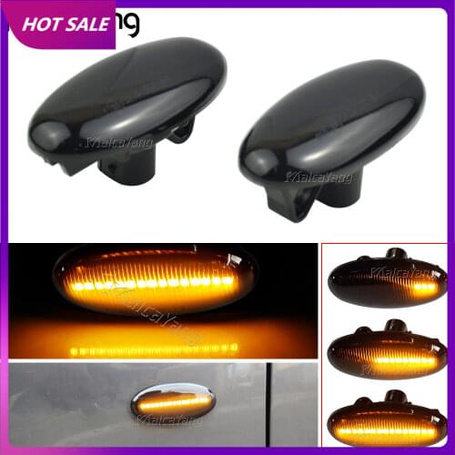 LED Turn Signal Side Marker Light For MAZDA 2 3 5 6 BT-50 MPV Smoke Dynamic Repeater Sequential Indicator Flasher Blinker Lamp